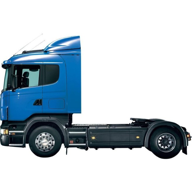 Tamiya 56318 Scania R470 Highline 4x2 – Camion RC à Monter, échelle 1/14, Moteur électrique Et Boîte 3 Vitesses