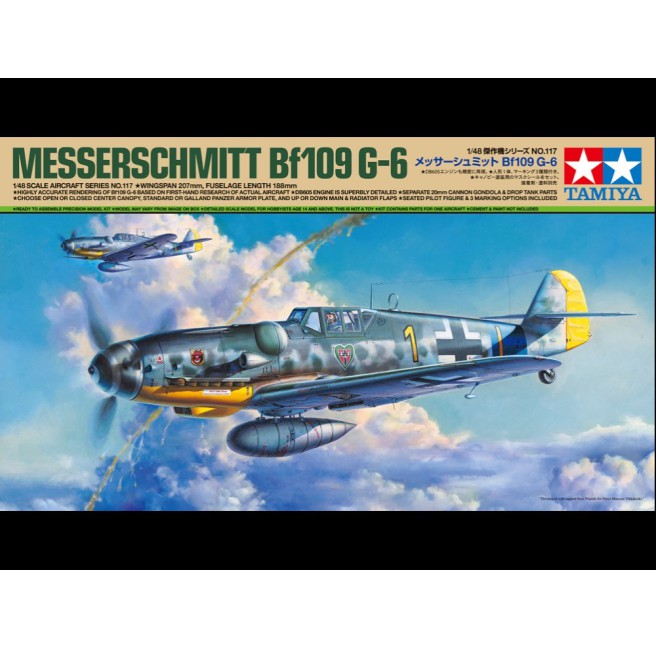 Tamiya 61117 1/48 Messerschmitt Bf109G-6 - foto 1
