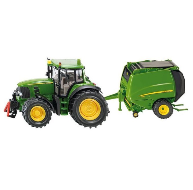 Siku 1665 Traktor John Deere z prasą