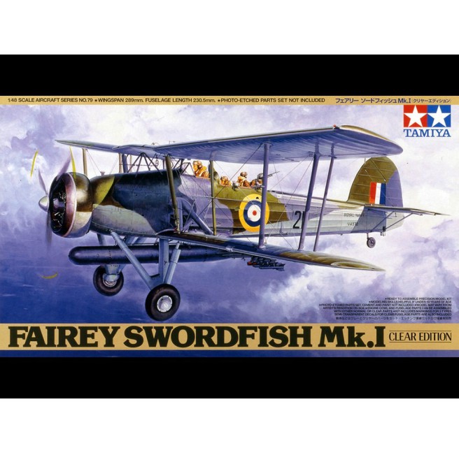 1/48 Fairey Swordfish Mk.I clear edition Tamiya 61079