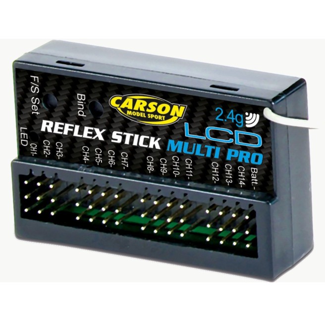 Odbiornik Reflex Stick Multi Pro LCD 14K 2,4GHz Carson 500501544