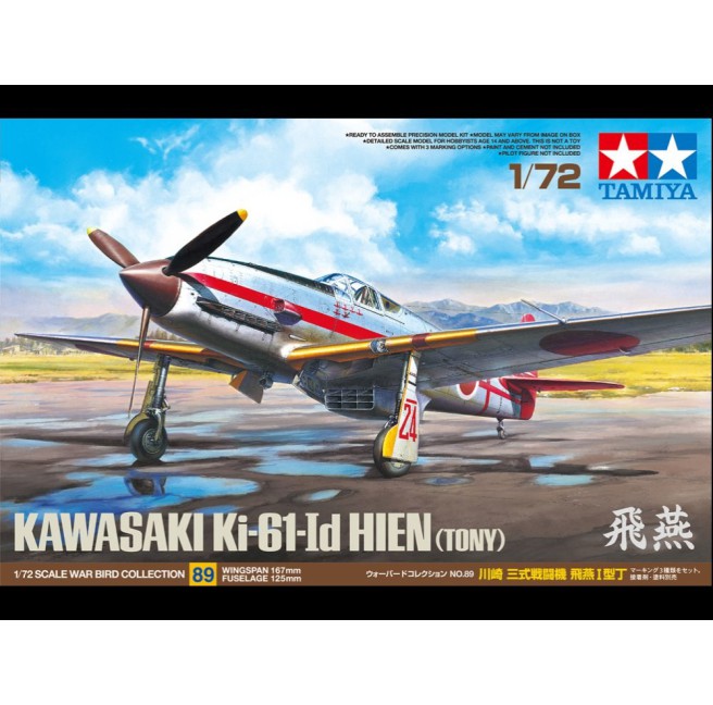 Tamiya 60789 1/72 Kawasaki Ki-61-Id Hien Tony - foto 1