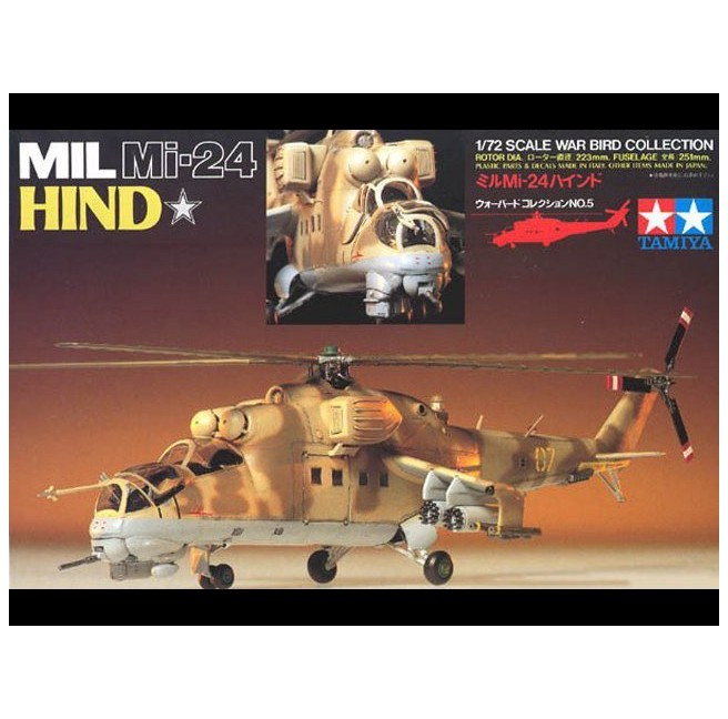 1/72 Helikopter Mil Mi-24 D Hind Tamiya 60705