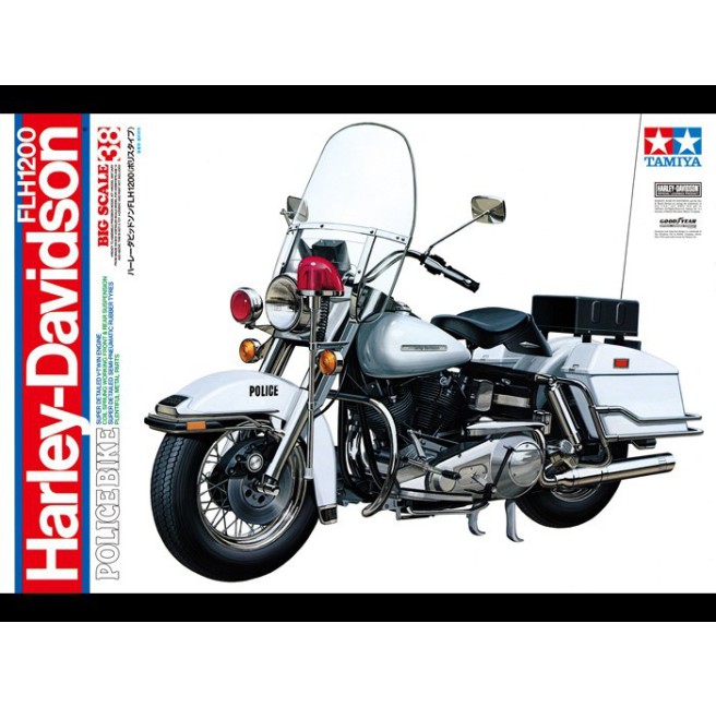 1/6 Harley Davidson FLH1200 - Police Tamiya 16038