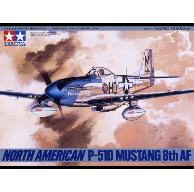1/48 North American P-51D Mustang 8thAF Tamiya 61040