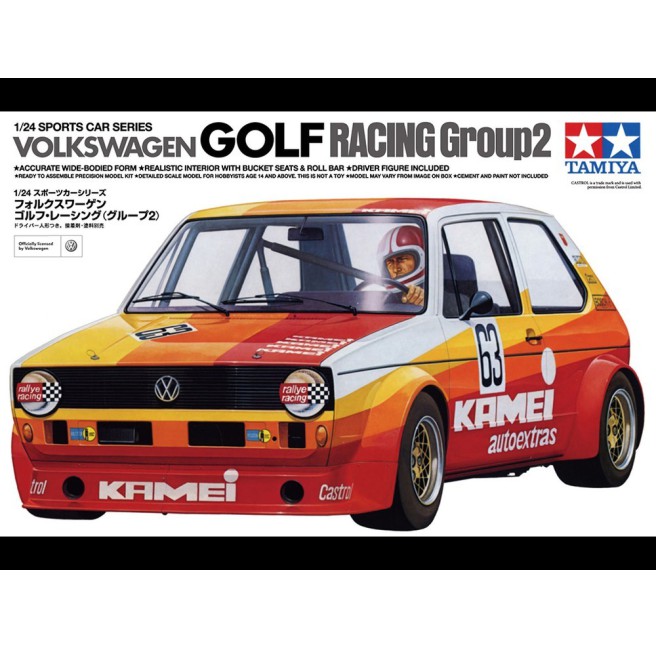 Tamiya 24008 1/24 VW Golf I Racing Gr.2 Kamei - foto 1