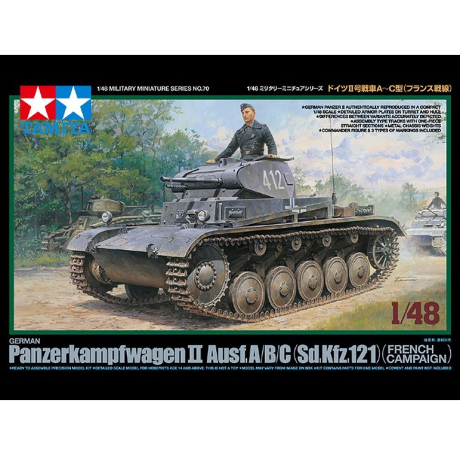 1/48 German Panzer II A/B/C French Campaign Tamiya 32570