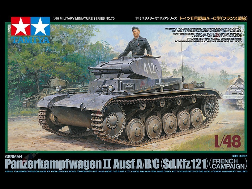 1/48 German Panzer II A/B/C French Campaign Tamiya 32570