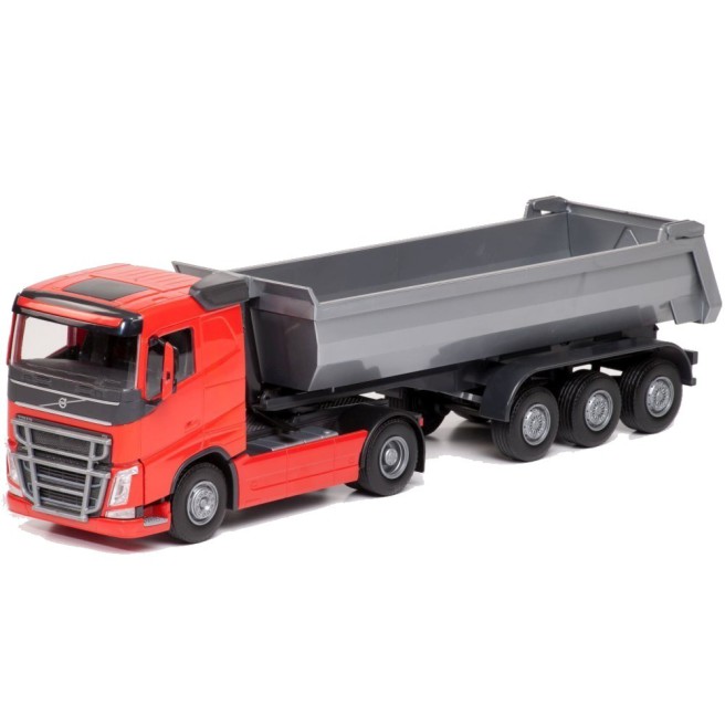 Volvo FH16 Tractor with Tipper Trailer Red