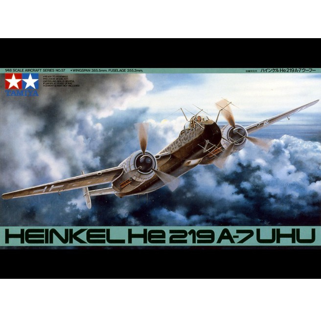 Tamiya 61057 1/48 Heinkel He219 A-7 Uhu - foto 1