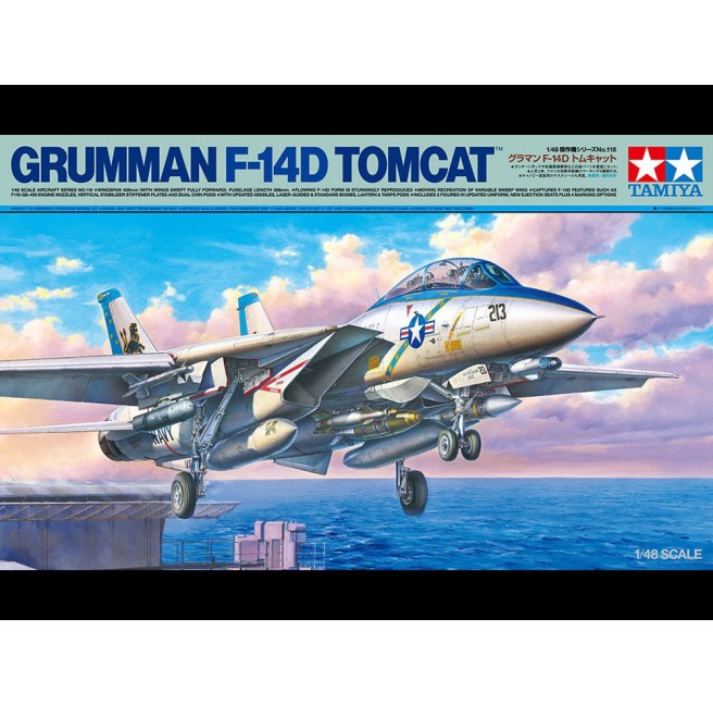 Tamiya 1/48 Grumman F-14D Tomcat Modellbausatz 61118