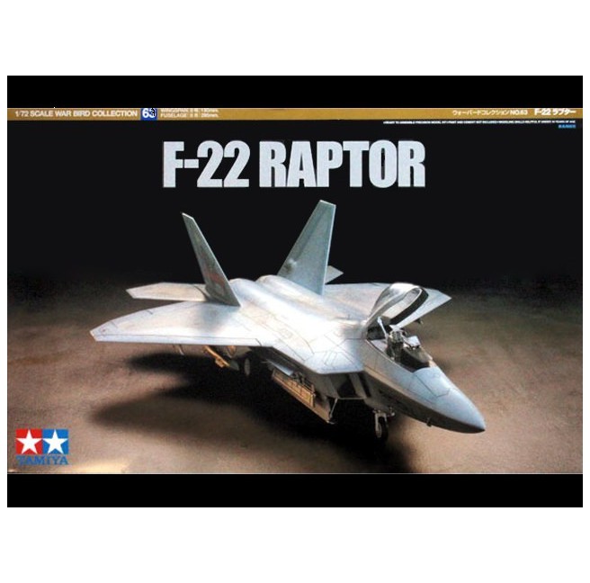 1/72 F-22 Raptor Tamiya 60763
