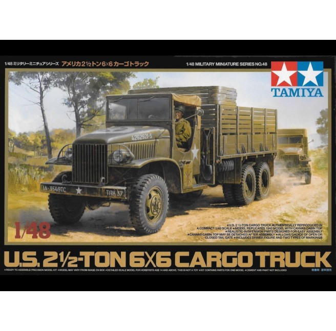 1/48 US 2 1/2 Ton 6×6 Cargo Truck Tamiya 32548