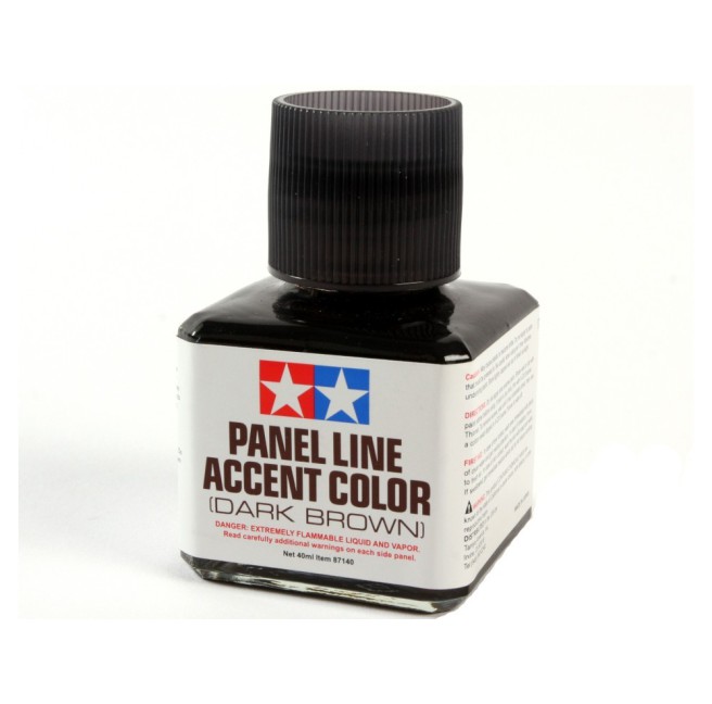 Panel Line Accent Color D Brown 40ml Tamiya 87140