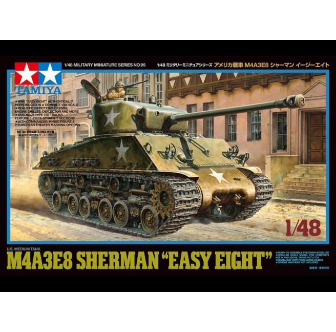 1/48 US M4A3E8 Sherman Easy Eight Tamiya 32595
