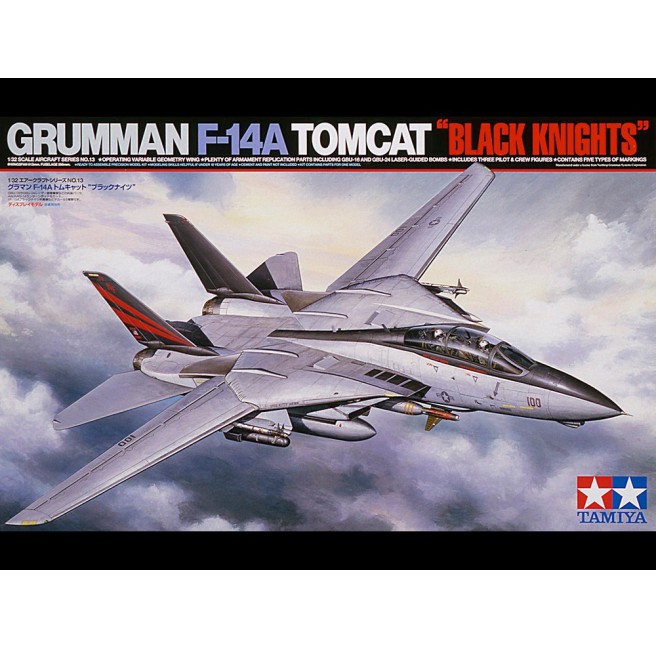 Tamiya 60313 1/32 Grumman F-14A Tomcat Black Knights - foto 1