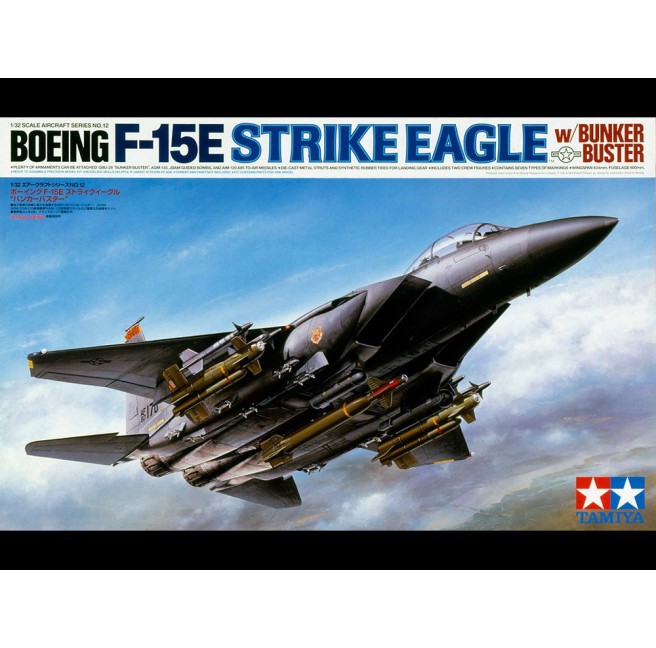 Tamiya 60312 1/32 Boeing F-15E Strike Eagle w/Bunker Buster - foto 1