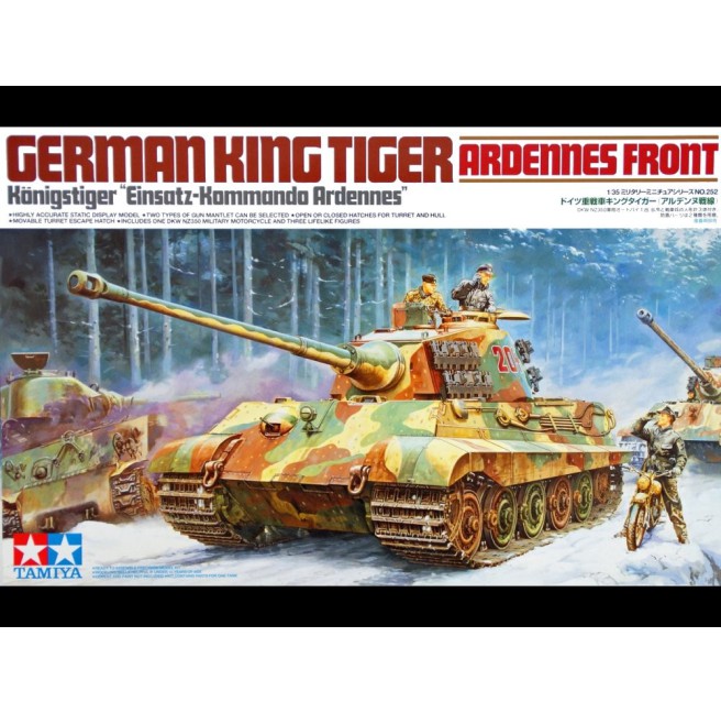 1/35 German King Tiger Ardennes Front Tamiya 35252