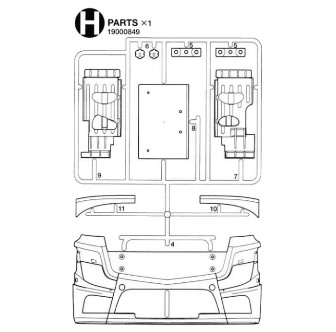 MB Actros 3363 RC H Parts Kit