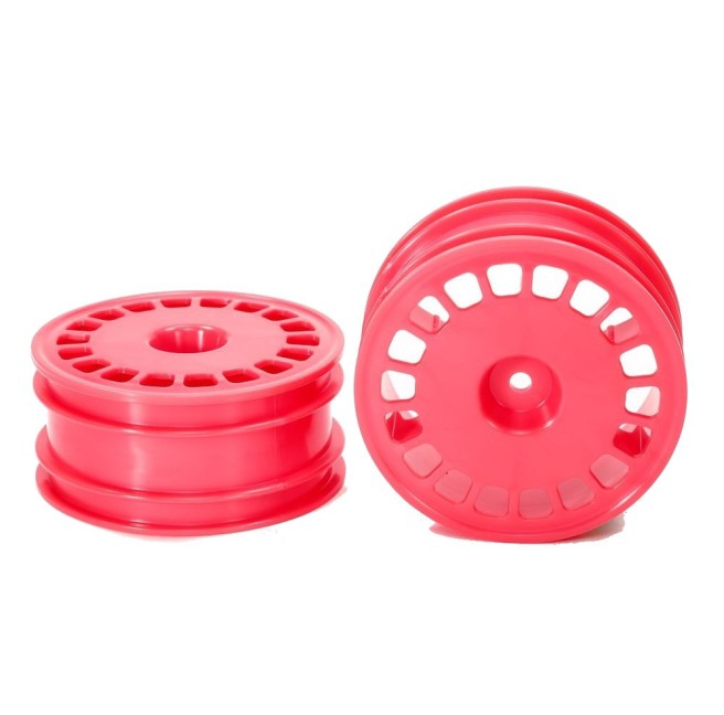 Pink Front Wheels for 1:10 4WD Off-Road RC Cars