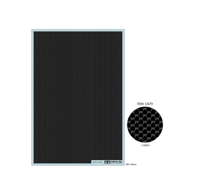 Carbon Plain Weave Fine Decal Sheet by Tamiya