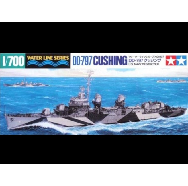 1/700 US Navy Fletcher Class Destroyer DD-797 Cushing Tamiya 31907