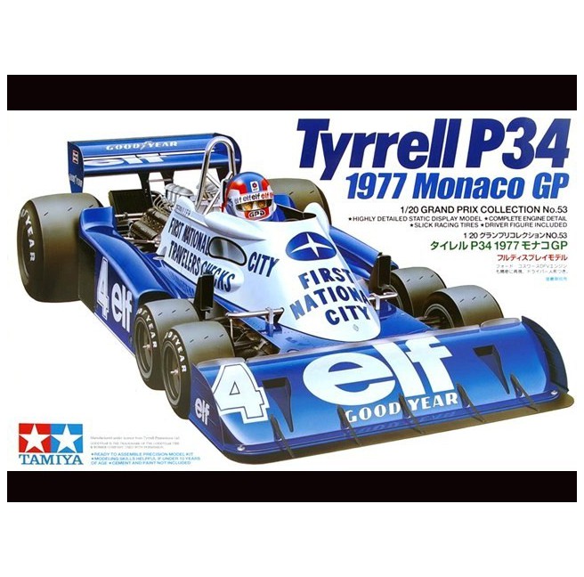1/20 Tyrrell P34 1977 Monaco GP Tamiya 20053