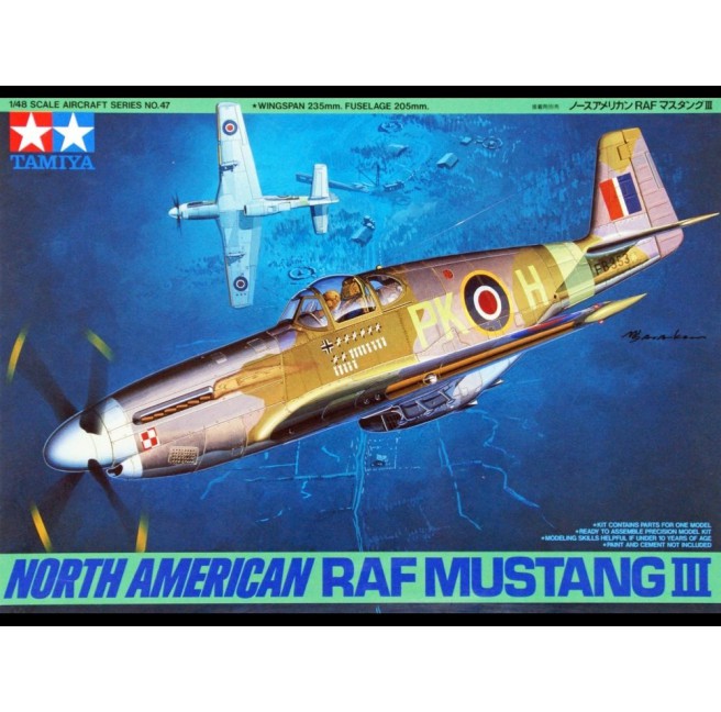 Tamiya 61047 1/48 North American RAF Mustang III - foto 1