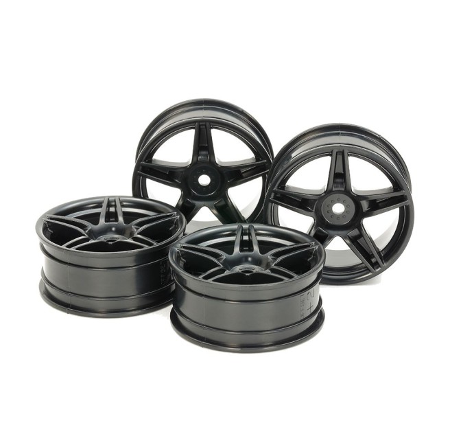 1:10 24mm 2WD On-Road +2 Black Wheels