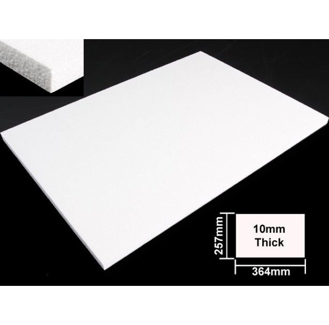 High-Density Styrene Board 10mm B4 White