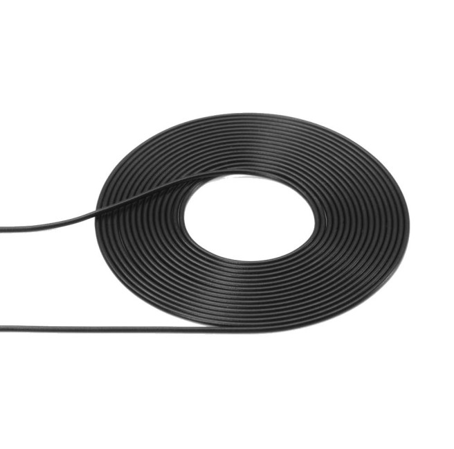 Schwarzes Kabel 1mm x 2m