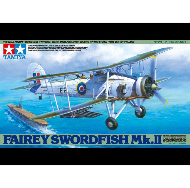 Tamiya 61099 1/48 Fairey Swordfish Mk.II - foto 1
