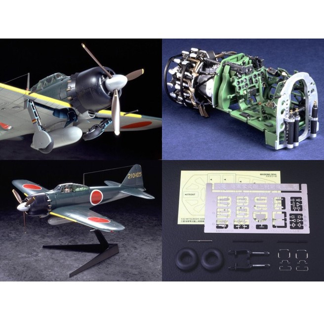 Tamiya Modellbausatz: Mitsubishi A6M5 Zero Fighter Im Maßstab 1:32 – Detailreich Mit Metallteilen