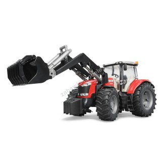 Bruder 03047 Traktor Massey Ferguson 7600 z ładowarka