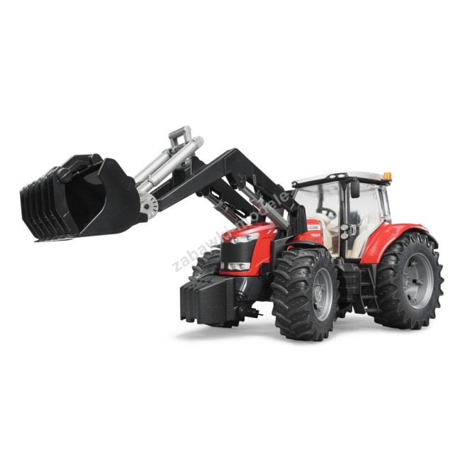 Bruder 03047 Traktor Massey Ferguson 7600 z ładowarka