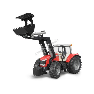 Bruder 03047 Traktor Massey Ferguson 7600 z ładowarka