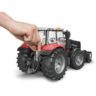 Bruder 03047 Traktor Massey Ferguson 7600 z ładowarka
