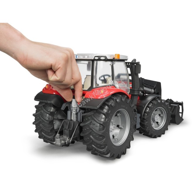 Bruder 03047 Traktor Massey Ferguson 7600 z ładowarka
