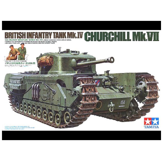 1/35 British Infantry Tank Mk.IV Churchill Mk.VII Tamiya 35210