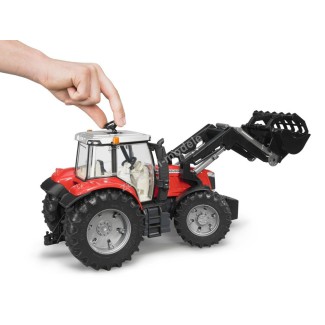 Bruder 03047 Traktor Massey Ferguson 7600 z ładowarka