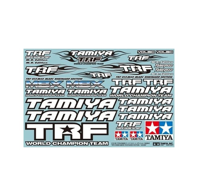 1:10 TRF415MSX RC Sticker Set