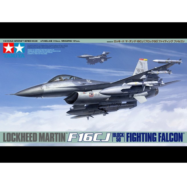 Tamiya 61098 1/48 Lockheed Martin F-16CJ Fighting Falcon - foto 1