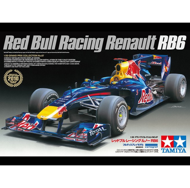 Tamiya 20067 1/20 Red Bull Racing Renault RB6 - foto 1