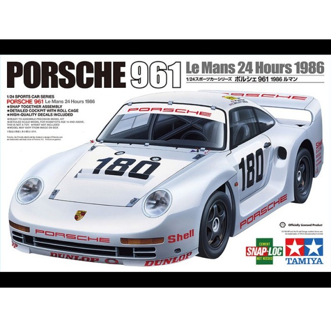 Tamiya 24320 1/24 Porsche 961 Le Mans 24 Hours 1986 - foto 1