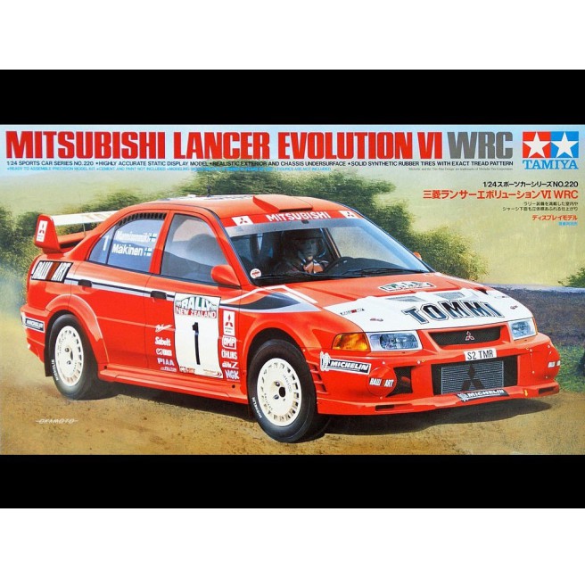 Tamiya 24220 1/24 Mitsubishi Lancer Evolution VI WRC - foto 1