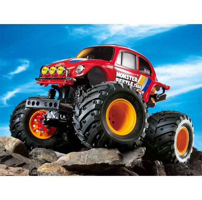 Red Monster Beetle Trail RC Car Kit by Tamiya