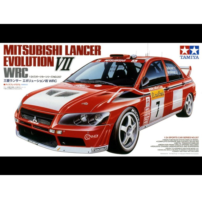 1/24 Mitsubishi Lancer Evo VII WRC Tamiya 24257