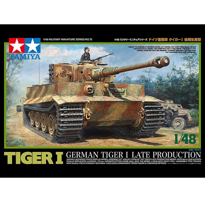 Tamiya 32575 1/48 German Tiger I Late Production - foto 1
