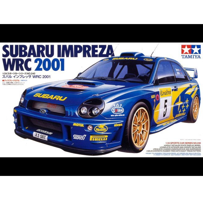 Tamiya 24240 1/24 Subaru Impreza WRC 2001 - foto 1