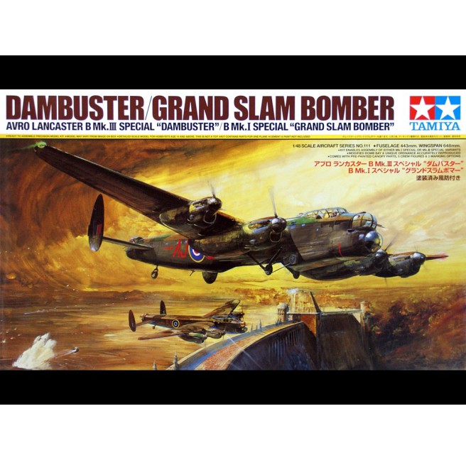 1/48 Avro Lancaster Dambuster/Grand Slam Bomber Tamiya 61111